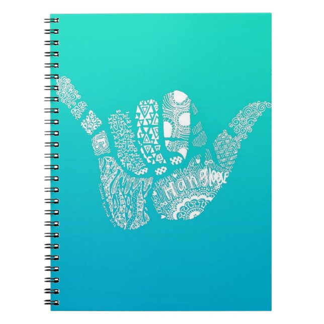 Ombre Hang Loose Notebook (Front)