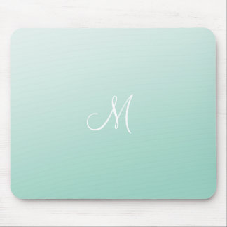 Ombre Mint Green Mouse Pad