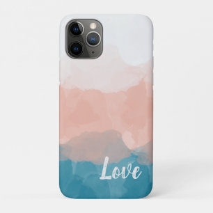 Ombre Pink and Blue Love Graceful Gradient Case-Mate iPhone Case