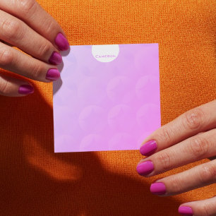 Ombre Pink & Purple Ambient Design Post-it Notes