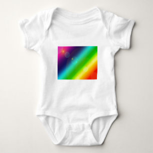 ombre rainbow baby bodysuit