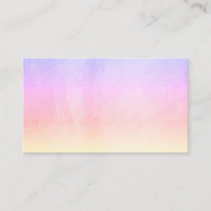 Ombré Rainbow Colours  Business Card