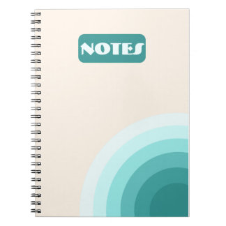 Ombre Ripples Notebook
