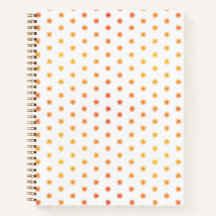Ombre Sunburst Dot Notebook - S