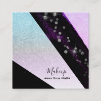 *~ Ombre Teal Pink Glitter Chic Girly Geometric