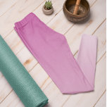 Ombre Trend Colour Berry - Pastel Leggings<br><div class="desc">Stylish berry ombre leggings from our Autumn & Winter 2023/24 trend colours collection offer timeless charm. These colourful pink - lilac ombre leggings feature a gradient that transitions from a deeper, more intense hue at the waist to a softer, pastel shade towards the legs. These pink / violet leggings are...</div>