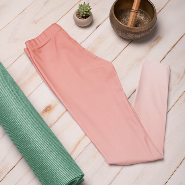 Ombre Trend Colour Coral Sunset - Pastel Leggings (Creator Uploaded)