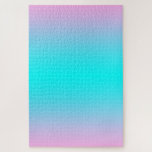 Ombre Turquoise and Pink Gradient Jigsaw Puzzle<br><div class="desc">Ombre Turquoise Pink Gradient difficult jigsaw puzzle.</div>