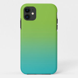 Ombre Watercolor Texture - Green and Teal Sea Case-Mate iPhone Case