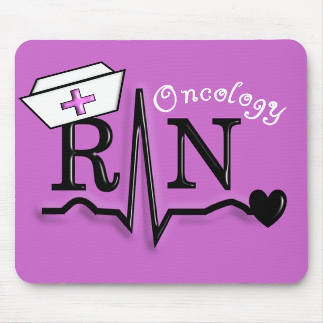 Omcology Nurse  RN Gifts QRS Design Mouse Pad (Front)