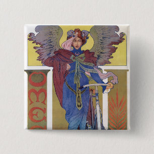 Omega Bicycles 15 Cm Square Badge