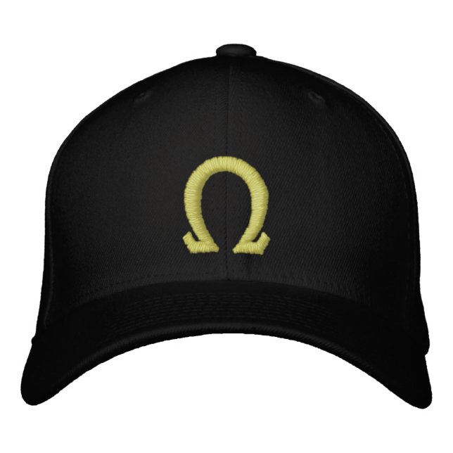 omega embroidered hat (Front)