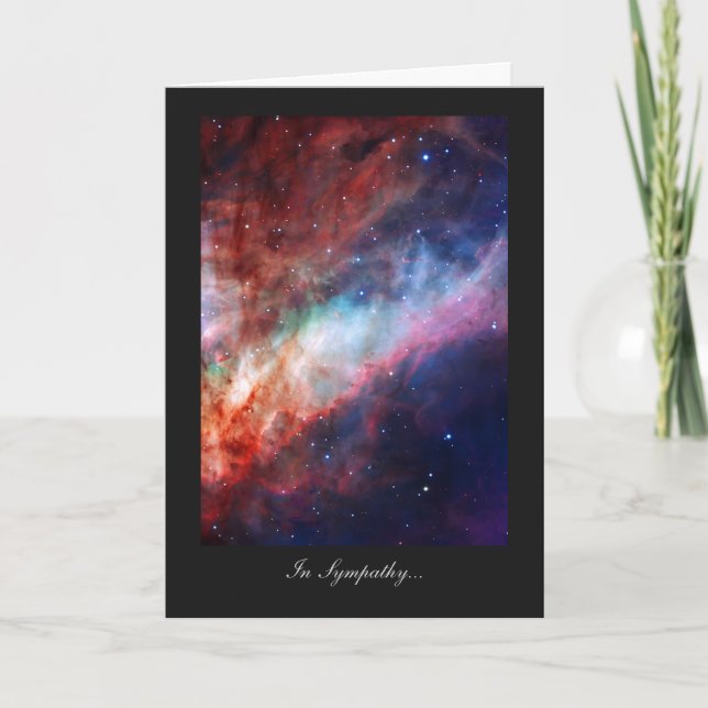Omega Nebula, Messier 17 - In Sympathy Card (Front)