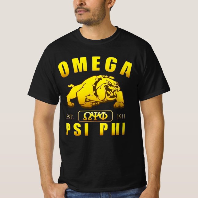 Omega Psi Phi Omegawood 1911 T-Shirt (Front)
