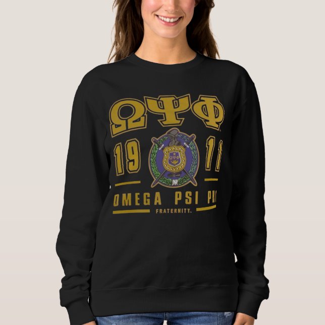 Omega Psi Phi Omegawood  Sweatshirt (Front)