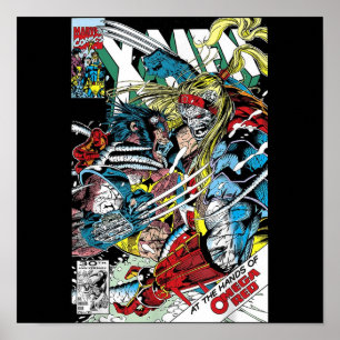 Omega Red Comic Book Cover Poster