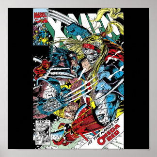 Omega Red Comic Book Cover Poster