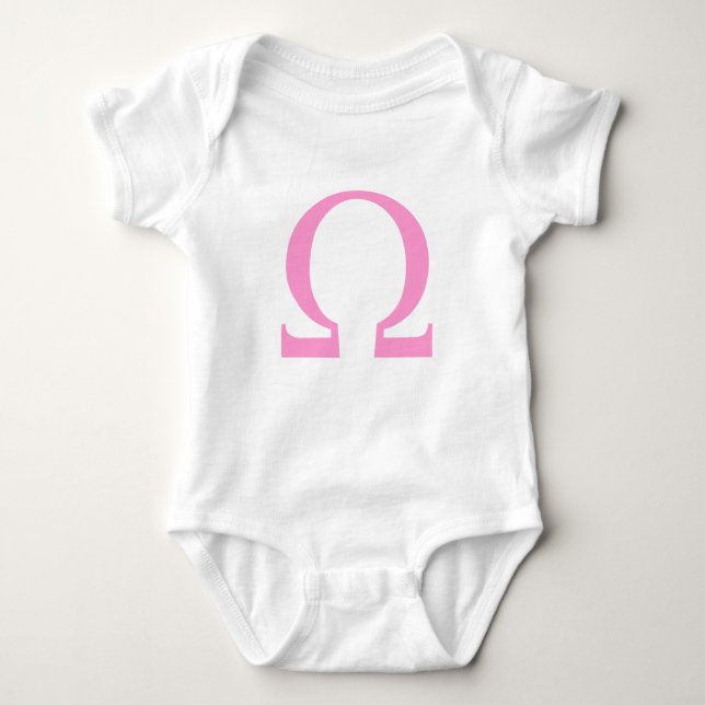 Omega Symbol Baby Bodysuit (Front)