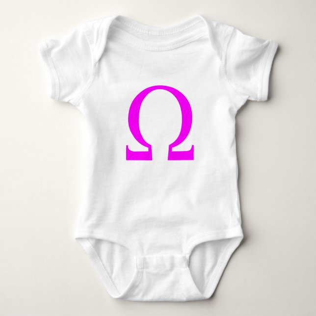 Omega Symbol Baby Bodysuit (Front)