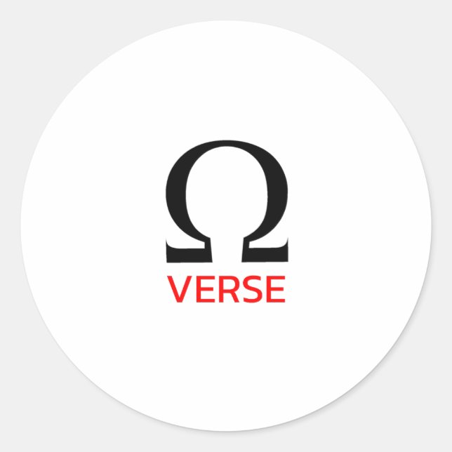 Omegaverse Classic Round Sticker (Front)