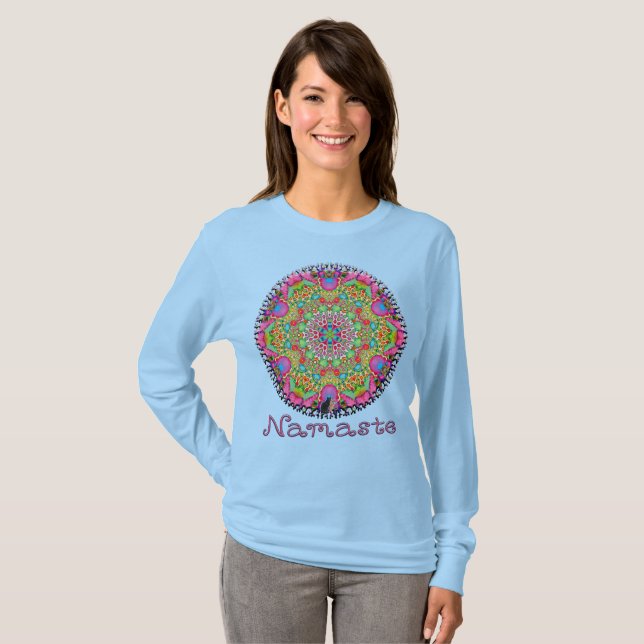 Omen Namaste Kaleidoscope T-Shirt (Front Full)