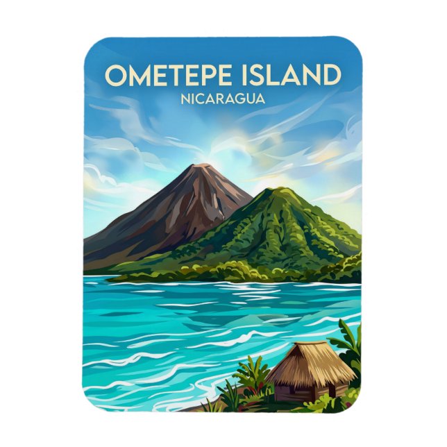 Ometepe Island Nicaragua Magnet (Vertical)