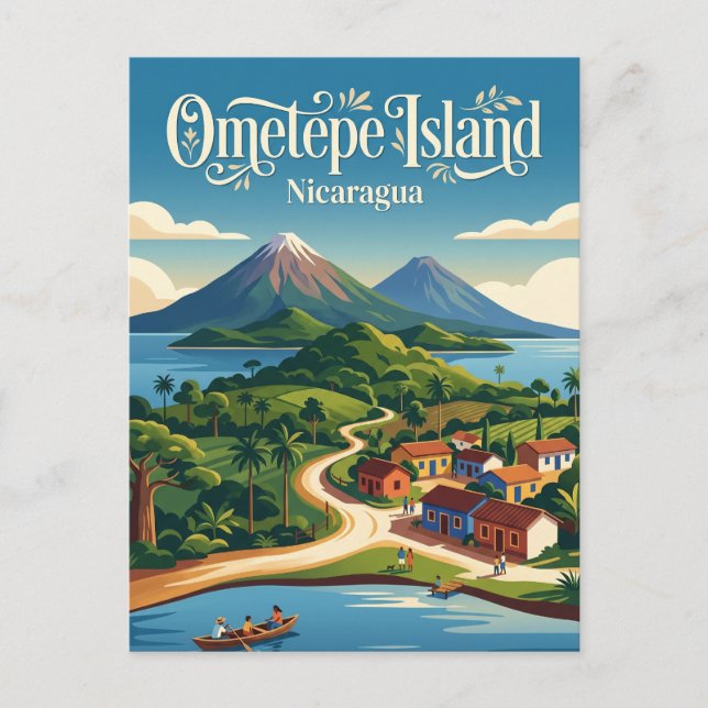 Ometepe Island Nicaragua Postcard (Front)