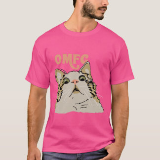 OMFG Surprised Cat meme viral cat T-Shirt