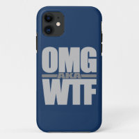 OMG aka WTF custom iPhone case