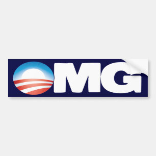 OMG Anti Obama Bumper Sticker