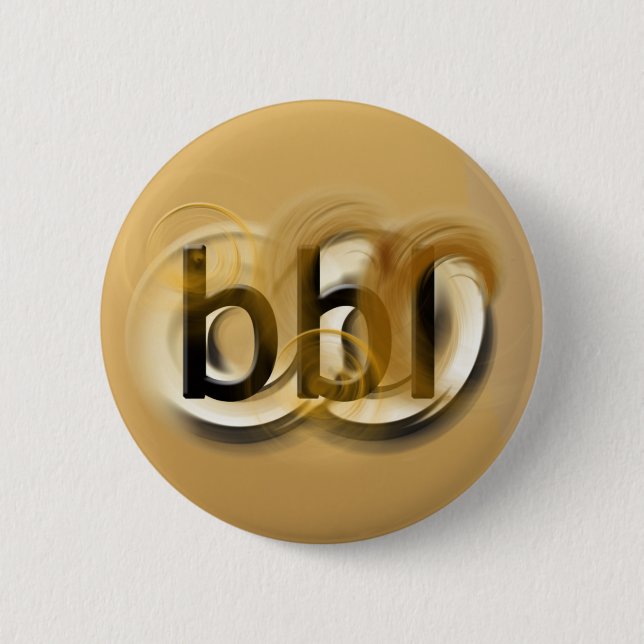 OMG! bbl 6 Cm Round Badge (Front)