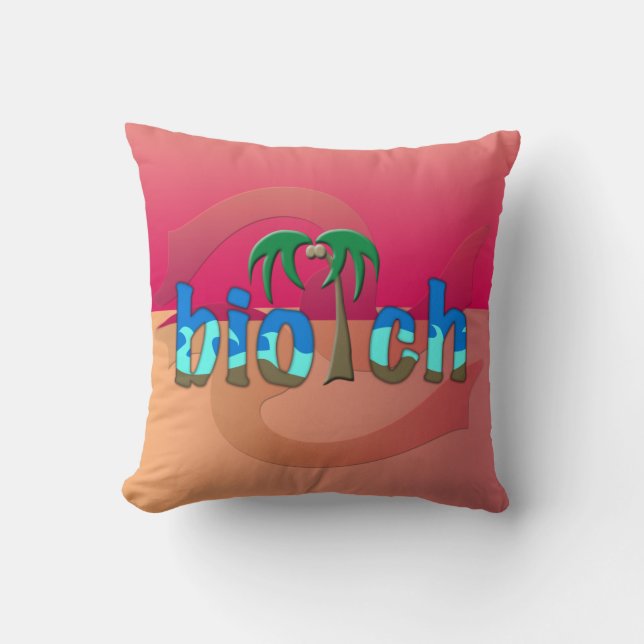 OMG! biotch Cushion (Front)