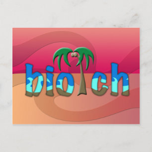 OMG! biotch Postcard