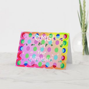 OMG Birthday! Card