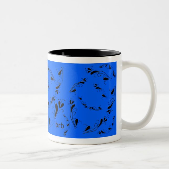 OMG! brb Two-Tone Coffee Mug (Right)