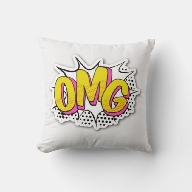 OMG funny design Cushion (Front)