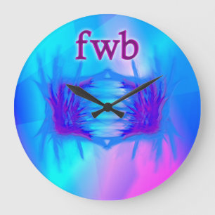 OMG! fwb Large Clock