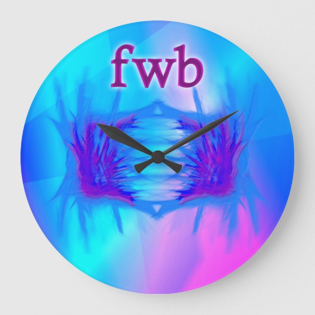 OMG! fwb Large Clock (Front)