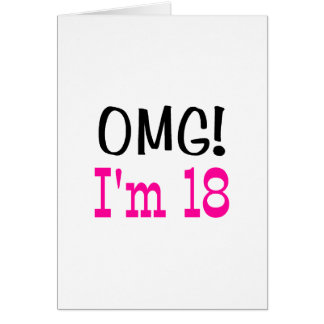 OMG I'm 18 (pink)