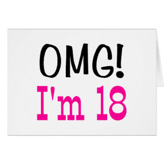OMG I'm 18 (pink)