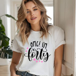 OMG I'm Forty Fun Modern 40th Birthday Tri-Blend Shirt<br><div class="desc">This fun and modern design features the text "OMG! I'm forty" in black typography accented with pink dots. Perfect for a 40th birthday party.
#40 #40th #forty #fortieth #40thbirthday #party #40thbirthdayparty #partysupplies #celebrations #40thbirthdaygifts #gifts #gift #fashion #fashionable #style</div>