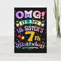 Omg Its My Lil Sisters 7th Birthday Happy 7 Years