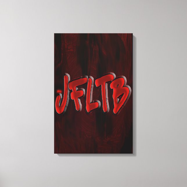OMG! jfltb Canvas Print (Front)