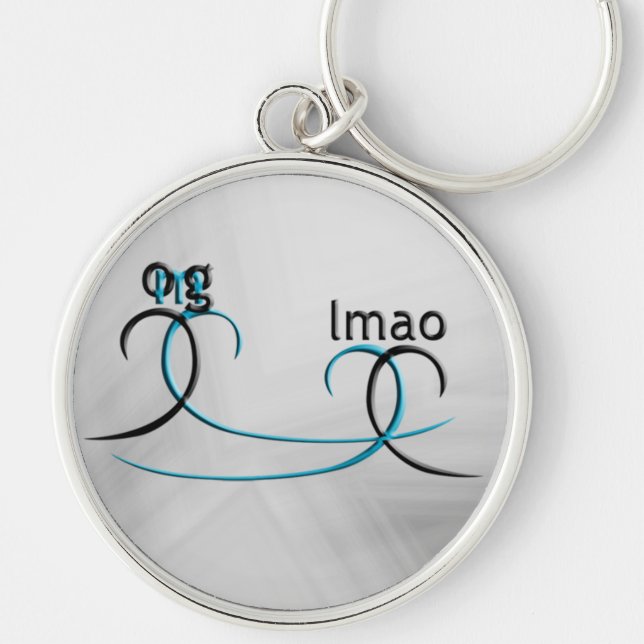 OMG! lmao Key Ring (Front)