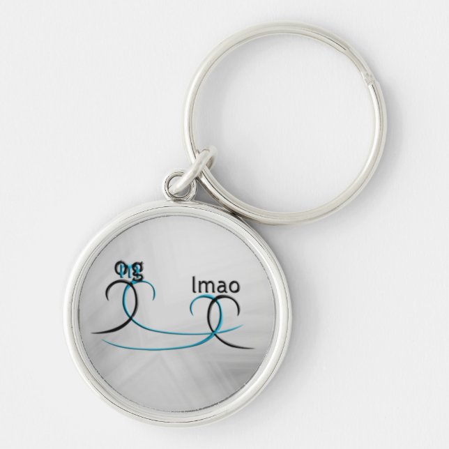 OMG! lmao Key Ring (Front)