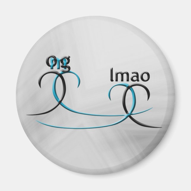 OMG! lmao Magnet (Front)