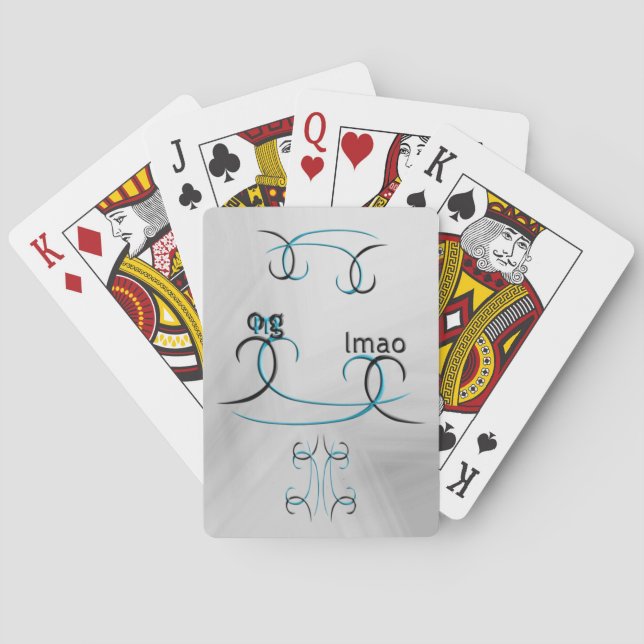 OMG! lmao Playing Cards (Back)