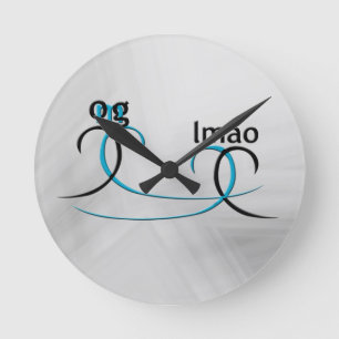 OMG! lmao Round Clock