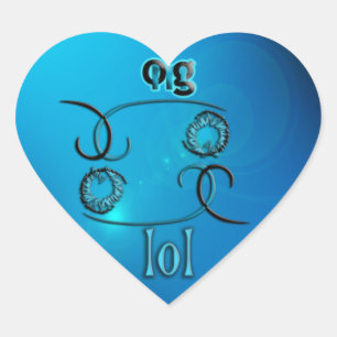 OMG! lol Heart Sticker