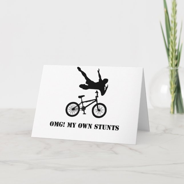 OMG! My Own Stunts Card (Front)